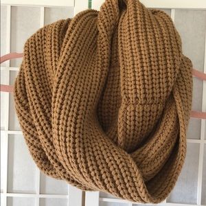 J. Crew Accessories - J. Crew tan infinity scarf J. Crew Accessories - J. Crew tan infinity scarf